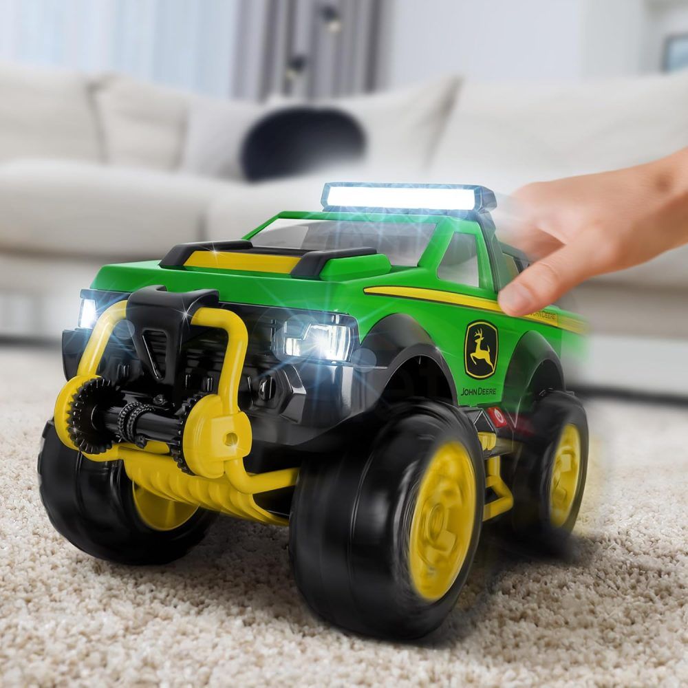 John Deere Tow & Go Mega Steel Pick-Up Truck with Lights & Sounds 671509
