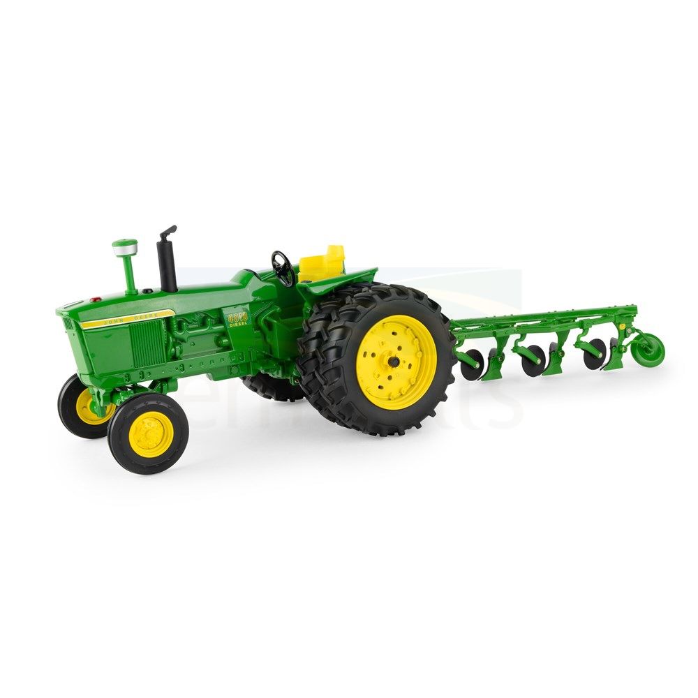 1:16 John Deere 4010 Wide Front Tractor with 4-Bottom Plow 85050