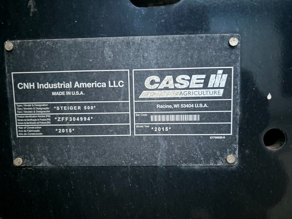 Case Steiger 500 2015 image 7