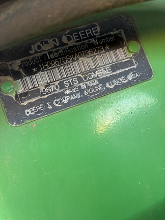 John Deere 9670 STS 2010 image 8